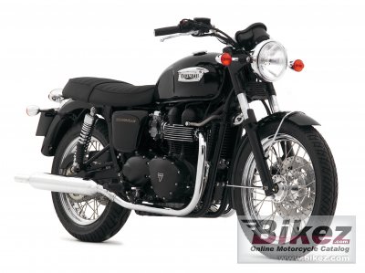 2007 triumph bonneville black photo